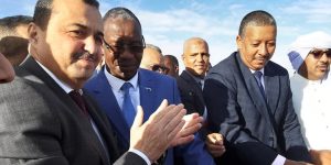 عرقاب يضع حجر أساس مشروع إنجاز مركز تحويل الكهرباء بأدرار