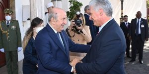 الرئيس تبون يجدد  تضامن الجزائر مع كوبا في الحصار الاقتصادي 