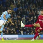 رياض محرز يعرب عن سعادته بعد الفوز على ليفربول