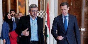 وزير خارجية الإمارات يزور سوريا بعد الزلزال المدمر ويلتقي الأسد