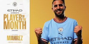 محرز يحصد جائزة لاعب الشهر للمرة الثانية تواليا