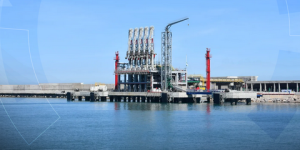 نسبة انجاز مشروع توسعة الميناء البترولي الجديد  بسكيكدة  بلغت 90 بالمائة