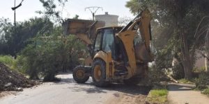 حملة نظافة للطريق الولائي رقم 115 بسيدي موسى