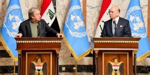 الأمين العام للأمم المتحدة في بغداد للمرة الأولى منذ 6 سنوات