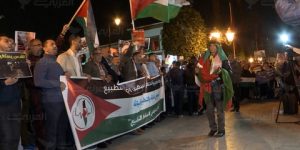 وقفة احتجاجية في المغرب ضد التطبيع وتضامناً مع فلسطين والأقصى
