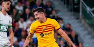 ليفاندوفسكي يواصل تألقه ويحقق رقما مميزا في الليغا