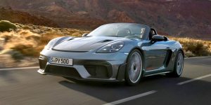 بورش 718 سبايدر RS 2024 سيارة كشف رياضية مع محرك 911 GT