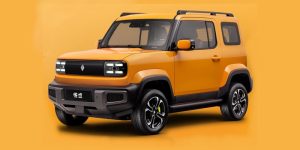 بشاشة عرض Wuling عالية الدقة في الخلف.. سيارة جنرال موتورز باوجون يب