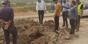 الوقوف على أشغال إنجاز شبكة الصرف الصحي بالعاشور