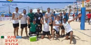 المنتخب الوطني لكرة الطائرة يقترب من التأهل للدور القادم