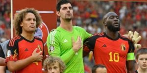 كورتوا يهاجم تيديسكو بعد انسحابه من معسكر بلجيكا