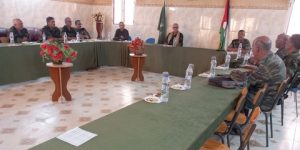 الرئيس إبراهيم غالي يقف على آخر تطورات العمل القتالي