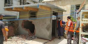 هدم بناية فوضوية ببولوغين