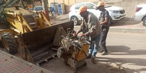 غلق الطريق بحي المنظر الجميل بالقبة لإتمام أشغال الصرف الصحي