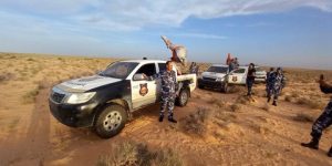 دوريات على طول الحدود الليبية التونسية