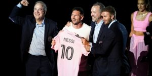 ميسي في حفل استقباله: هدفي أن أساهم في نهضة إنتر ميامي