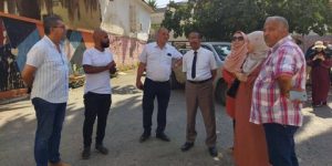 معاينة المجمعات المدرسية بالحراش