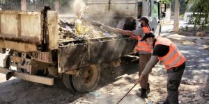 بئر توتة تنجح في القضاء على بؤر إلقاء النفايات الصلبة