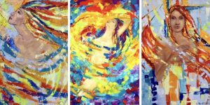 في معرض مشترك يحتضنه رواق “عائشة حداد”.. توليفة جزائرية-روسية جميلة في عالم الفنون التشكيلية