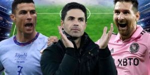 أرتيتا يختار تشكيلة فريق الأحلام.. ميسي ورونالدو في المُقدمة
