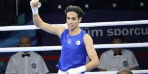 إيمان خليف تعرب عن سعادتها بأول انتصار 