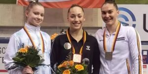 في جهاز العمودين غير المتوازيين.. كيليا نمور تحرز الميدالية الذهبية في كأس العالم