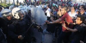 استنكار  واسع لفعل المخزن الجبان في قمع مناهضي التطبيع