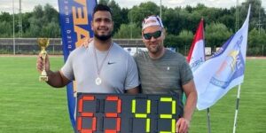 أسامة خنوسي يحطم رقمه القياسي الوطني