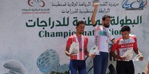 الدراج عز الدين لعقاب بطلا للجزائر في سباق ضد الساعة