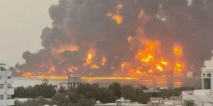 قتلى وجرحى وحرائق بهجوم صهيوني على اليمن