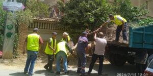 الدرارية.. فرق التنظيف تواصل تدخلاتها