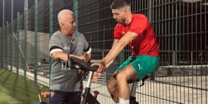 عبد اللاوي يستأنف تدريباته بعد تعافيه من الإصابة