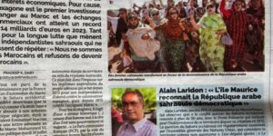جريدة موريسية تسلط الضوء على التحول في الموقف الفرنسي ومخالفته للشرعية الدولية