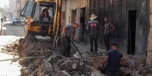 إنجاز شبكات المياه الصالحة للشرب والصرف الصحي بسيدي موسى