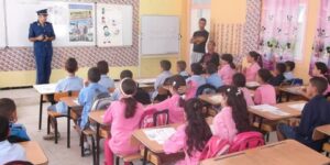 شرطة غرداية تواصل نشاطاتها التطبيقية حول السلامة المرورية لفائدة تلاميذ الطور الابتدائي