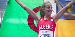 ليندة حمري تتوج بالميدالية البرونزية في نهائي الوثب الطويل