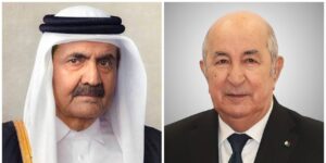 الأمير السابق لدولة قطر يهنئ رئيس الجمهورية بعد فوزه في الرئاسيات