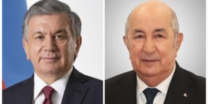 رئيس جمهورية أوزباكستان  يهنئ فوز الرئيس تبون