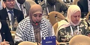 النائب خولة طالبي تستعرض تجربة الجزائر في دعم فئة الشباب