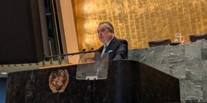 السفير بن جامع يدعو الدول الأعضاء إلى تأييد مشروع القرار الفلسطيني لإنهاء الاحتلال