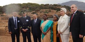 رئيسة الهند تزور مواقع أثرية بتيبازة وحديقة التجارب بالعاصمة