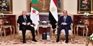 رئيس الجمهورية يجري بالقاهرة محادثات مع نظيره المصري