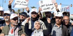 تواصل الرفض النقابي لمشروع القانون حول الإضراب.. نظام المخزن يخنق الحريات ويخرق القوانين الدولية