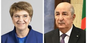 رئيسة الاتحاد السويسري تهنئ رئيس الجمهورية 