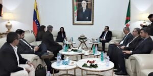 عرقاب يستقبل نائب رئيس جمهورية فنزويلا وزيرة النفط