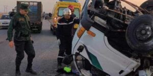 حوادث المرور: وفاة 40 شخصا وإصابة 1910 آخرين خلال أسبوع