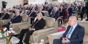 رئيس الجمهورية يشرف على حفل استقبال بالنادي الوطني للجيش