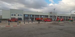 إخماد حريق بالمحطة البرية لنقل المسافرين خروبة