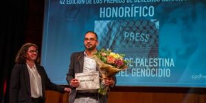 “حقوق الإنسان” الإسبانية تمنح جائزة للصحفيين الفلسطينيين بغزة