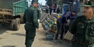 اخلاء وطرد الباعة الفوضويين بالاحياء الخضراء بأولاد فايت